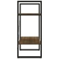 vidaXL Bücherregal 2 Fächer Braun Eichen-Optik 60x30x70 cm vidaXL Bücherregal 2 Fächer Braun Eichen-Optik 60x30x70 cm