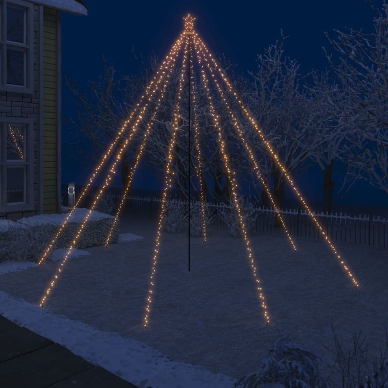 vidaXL LED-Lichterkette Weihnachtsbaum Indoor Outdoor 800 LEDs 5 m vidaXL LED-Lichterkette Weihnachtsbaum Indoor Outdoor 800 LEDs 5 m