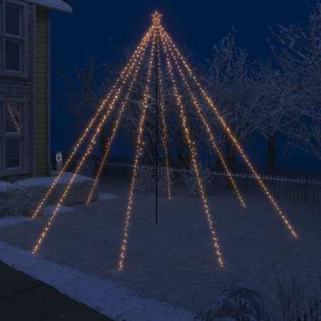 vidaXL LED-Lichterkette Weihnachtsbaum Indoor Outdoor 800 LEDs 5 m 