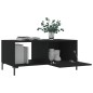 vidaXL Couchtisch Schwarz 90x50x40 cm Holzwerkstoff vidaXL Couchtisch Schwarz 90x50x40 cm Holzwerkstoff