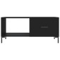vidaXL Couchtisch Schwarz 90x50x40 cm Holzwerkstoff vidaXL Couchtisch Schwarz 90x50x40 cm Holzwerkstoff