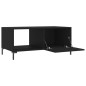 vidaXL Couchtisch Schwarz 90x50x40 cm Holzwerkstoff vidaXL Couchtisch Schwarz 90x50x40 cm Holzwerkstoff