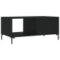 vidaXL Couchtisch Schwarz 90x50x40 cm Holzwerkstoff vidaXL Couchtisch Schwarz 90x50x40 cm Holzwerkstoff