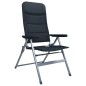 Garten-Liegestühle 2 Stk. Aluminium Schwarz Garten-Liegestühle 2 Stk. Aluminium Schwarz
