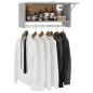 vidaXL Kleiderschrank Betongrau 70x32,5x35cm Holzwerkstoff vidaXL Kleiderschrank Betongrau 70x32,5x35cm Holzwerkstoff