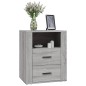 vidaXL Nachttisch Grau Sonoma 50x36x60 cm Holzwerkstoff vidaXL Nachttisch Grau Sonoma 50x36x60 cm Holzwerkstoff