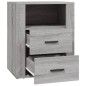 vidaXL Nachttisch Grau Sonoma 50x36x60 cm Holzwerkstoff vidaXL Nachttisch Grau Sonoma 50x36x60 cm Holzwerkstoff