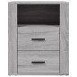vidaXL Nachttisch Grau Sonoma 50x36x60 cm Holzwerkstoff vidaXL Nachttisch Grau Sonoma 50x36x60 cm Holzwerkstoff