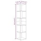 vidaXL Eckregal Räuchereiche 33x33x164,5 cm Holzwerkstoff vidaXL Eckregal Räuchereiche 33x33x164,5 cm Holzwerkstoff