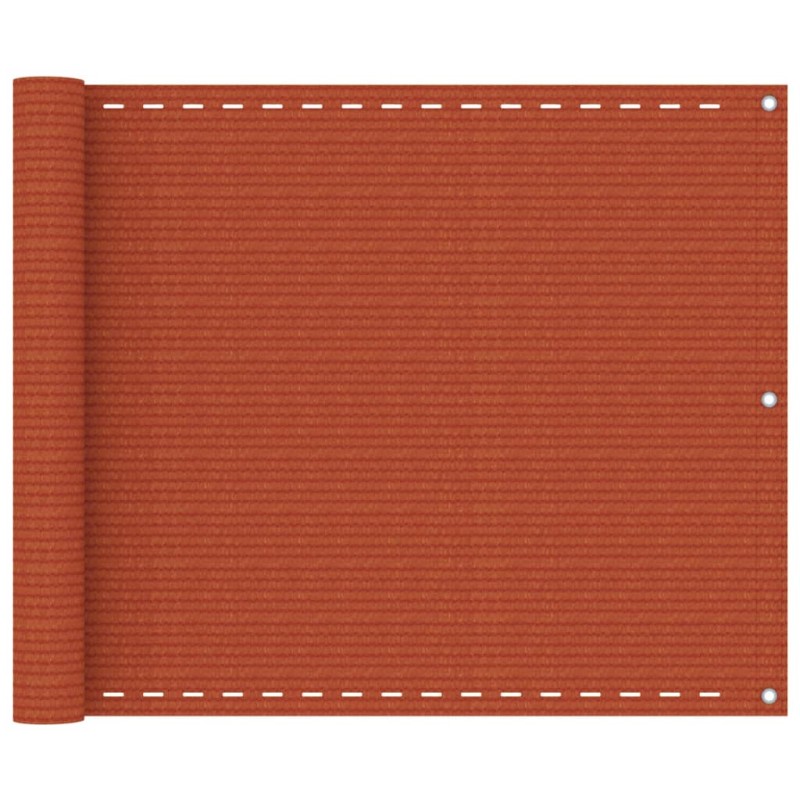 vidaXL Balkon-Sichtschutz Orange 75x300 cm HDPE vidaXL Balkon-Sichtschutz Orange 75x300 cm HDPE