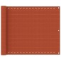 vidaXL Balkon-Sichtschutz Orange 75x300 cm HDPE vidaXL Balkon-Sichtschutz Orange 75x300 cm HDPE