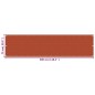 vidaXL Balkon-Sichtschutz Orange 75x300 cm HDPE vidaXL Balkon-Sichtschutz Orange 75x300 cm HDPE