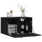 vidaXL Wandschrank Schwarz 60x36,5x35 cm Holzwerkstoff vidaXL Wandschrank Schwarz 60x36,5x35 cm Holzwerkstoff