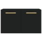 vidaXL Wandschrank Schwarz 60x36,5x35 cm Holzwerkstoff vidaXL Wandschrank Schwarz 60x36,5x35 cm Holzwerkstoff