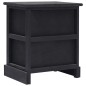 vidaXL Nachttisch Schwarz 38×28×45 cm Paulownia-Holz vidaXL Nachttisch Schwarz 38×28×45 cm Paulownia-Holz