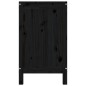 vidaXL Wäschetruhe Schwarz 88,5x44x76 cm Massivholz Kiefer vidaXL Wäschetruhe Schwarz 88,5x44x76 cm Massivholz Kiefer