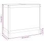vidaXL Wäschetruhe Schwarz 88,5x44x76 cm Massivholz Kiefer vidaXL Wäschetruhe Schwarz 88,5x44x76 cm Massivholz Kiefer