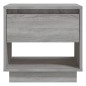 vidaXL Nachttische 2 Stk. Grau Sonoma 45x34x44 cm Holzwerkstoff vidaXL Nachttische 2 Stk. Grau Sonoma 45x34x44 cm Holzwerkstoff