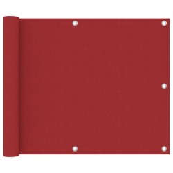 vidaXL Balkon-Sichtschutz Rot 75x300 cm Oxford-Gewebe