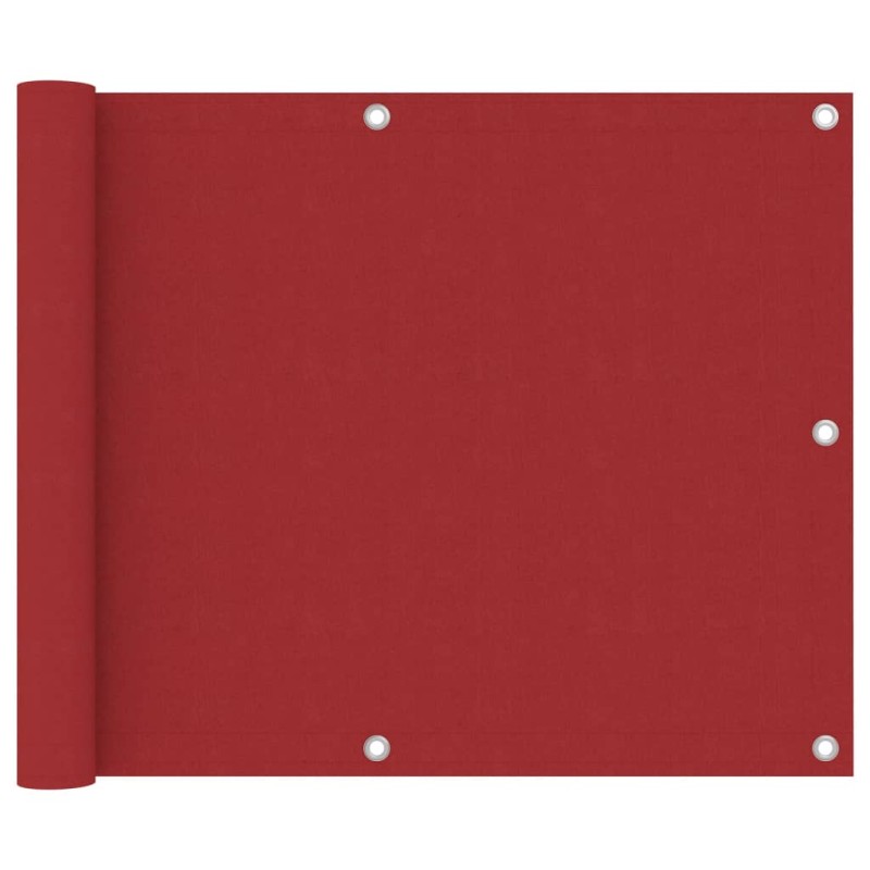 vidaXL Balkon-Sichtschutz Rot 75x300 cm Oxford-Gewebe vidaXL Balkon-Sichtschutz Rot 75x300 cm Oxford-Gewebe