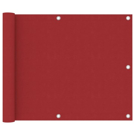 vidaXL Balkon-Sichtschutz Rot 75x300 cm Oxford-Gewebe