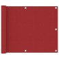 vidaXL Balkon-Sichtschutz Rot 75x300 cm Oxford-Gewebe vidaXL Balkon-Sichtschutz Rot 75x300 cm Oxford-Gewebe