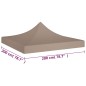 vidaXL Partyzelt-Dach 2x2 m Taupe 270 g/m² vidaXL Partyzelt-Dach 2x2 m Taupe 270 g/m²