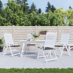 vidaXL Gartenstuhl-Kissen 4 Stk. Anthrazit 40x40x3 cm Oxford-Gewebe