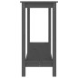 vidaXL Konsolentisch Grau 110x40x80 cm Massivholz Kiefer vidaXL Konsolentisch Grau 110x40x80 cm Massivholz Kiefer