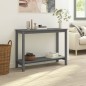 vidaXL Konsolentisch Grau 110x40x80 cm Massivholz Kiefer vidaXL Konsolentisch Grau 110x40x80 cm Massivholz Kiefer
