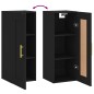 vidaXL Wandschrank Schwarz 34,5x34x90 cm Holzwerkstoff vidaXL Wandschrank Schwarz 34,5x34x90 cm Holzwerkstoff