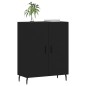 vidaXL Sideboard Schwarz 69,5x34x90 cm Holzwerkstoff vidaXL Sideboard Schwarz 69,5x34x90 cm Holzwerkstoff