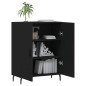 vidaXL Sideboard Schwarz 69,5x34x90 cm Holzwerkstoff vidaXL Sideboard Schwarz 69,5x34x90 cm Holzwerkstoff