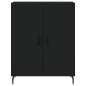vidaXL Sideboard Schwarz 69,5x34x90 cm Holzwerkstoff vidaXL Sideboard Schwarz 69,5x34x90 cm Holzwerkstoff
