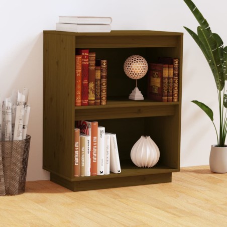 vidaXL Beistellschrank Honigbraun 60x34x75 cm Massivholz Kiefer