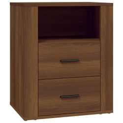 vidaXL Nachttisch Braun Eichen-Optik 50x36x60 cm Holzwerkstoff