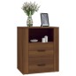 vidaXL Nachttisch Braun Eichen-Optik 50x36x60 cm Holzwerkstoff vidaXL Nachttisch Braun Eichen-Optik 50x36x60 cm Holzwerkstoff