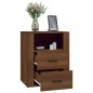 vidaXL Nachttisch Braun Eichen-Optik 50x36x60 cm Holzwerkstoff vidaXL Nachttisch Braun Eichen-Optik 50x36x60 cm Holzwerkstoff