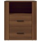 vidaXL Nachttisch Braun Eichen-Optik 50x36x60 cm Holzwerkstoff vidaXL Nachttisch Braun Eichen-Optik 50x36x60 cm Holzwerkstoff
