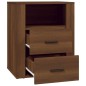 vidaXL Nachttisch Braun Eichen-Optik 50x36x60 cm Holzwerkstoff vidaXL Nachttisch Braun Eichen-Optik 50x36x60 cm Holzwerkstoff