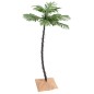 vidaXL Künstliche Palme LED Warmweiß 72 LEDs 120 cm vidaXL Künstliche Palme LED Warmweiß 72 LEDs 120 cm