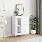 vidaXL Sideboard Weiß 69,5x34x90 cm Holzwerkstoff vidaXL Sideboard Weiß 69,5x34x90 cm Holzwerkstoff