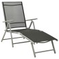 vidaXL 3-tlg. Garten-Lounge-Set Textilene und Aluminium Silbern vidaXL 3-tlg. Garten-Lounge-Set Textilene und Aluminium Silbern