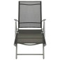 vidaXL 3-tlg. Garten-Lounge-Set Textilene und Aluminium Silbern vidaXL 3-tlg. Garten-Lounge-Set Textilene und Aluminium Silbern