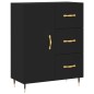 vidaXL Sideboard Schwarz 69,5x34x90 cm Holzwerkstoff vidaXL Sideboard Schwarz 69,5x34x90 cm Holzwerkstoff
