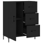 vidaXL Sideboard Schwarz 69,5x34x90 cm Holzwerkstoff vidaXL Sideboard Schwarz 69,5x34x90 cm Holzwerkstoff