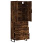 vidaXL Highboard Räuchereiche 69,5x34x180 cm Holzwerkstoff vidaXL Highboard Räuchereiche 69,5x34x180 cm Holzwerkstoff