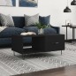 vidaXL Couchtisch Schwarz 90x50x40 cm Holzwerkstoff vidaXL Couchtisch Schwarz 90x50x40 cm Holzwerkstoff