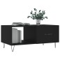 vidaXL Couchtisch Schwarz 90x50x40 cm Holzwerkstoff vidaXL Couchtisch Schwarz 90x50x40 cm Holzwerkstoff