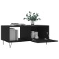 vidaXL Couchtisch Schwarz 90x50x40 cm Holzwerkstoff vidaXL Couchtisch Schwarz 90x50x40 cm Holzwerkstoff